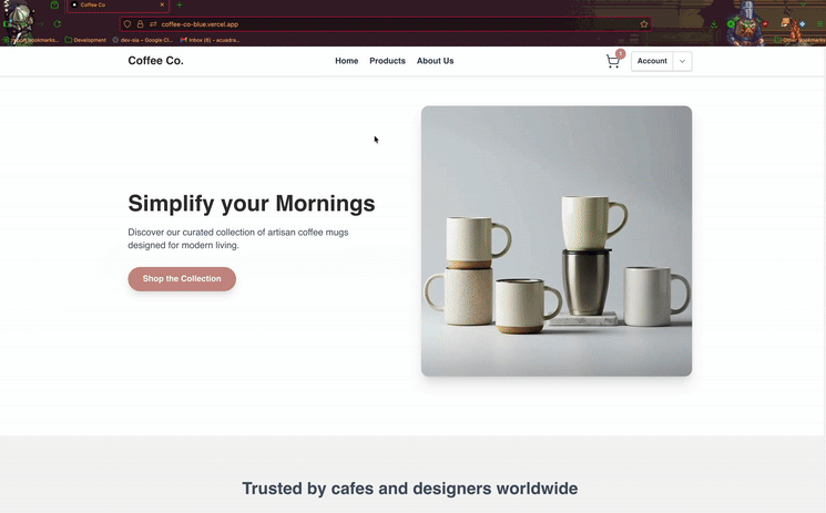 Coffee Co: A Full-Stack E-commerce Site